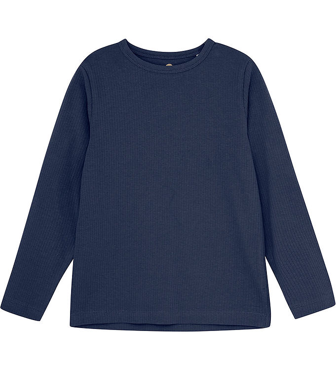 En Fant Bluse – Rib – Indigo Blue