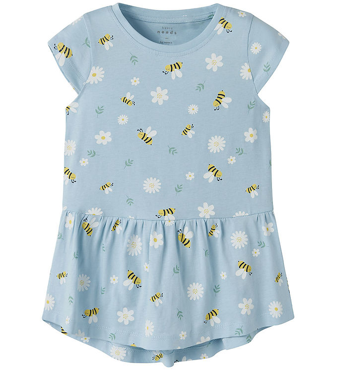 Name It Kjole – NmfVigga – Noss – Cool Blue/Bubblebee