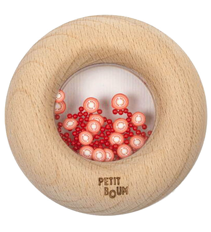 Petit Boum Sanselegetøj – Træ – Donut – Tomater