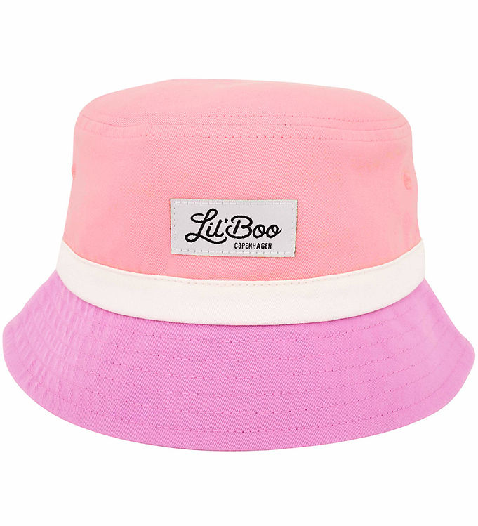 Lil’ Boo Copenhagen Bøllehat – Block – Pink/Lilla