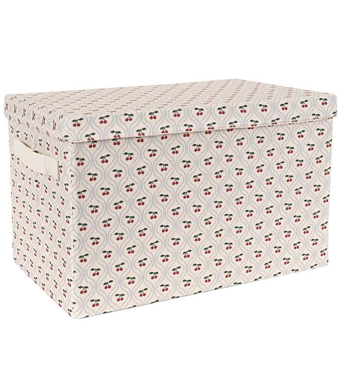 Konges Sløjd Opbevaringskurv - Lille - Cherry Motif