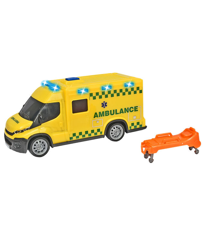 Dickie Toys Ambulance – Iveco – Lys/Lyd