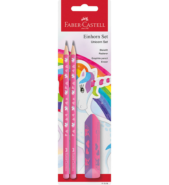Faber-Castell Blyantsæt – 3 Dele – Unicorn
