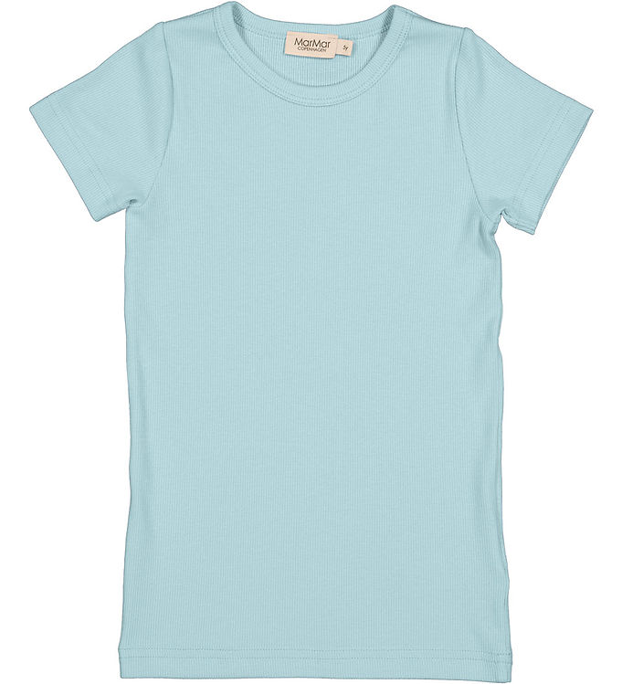 MarMar T-shirt – Rib – Modal – Tago – Heavenly Blue