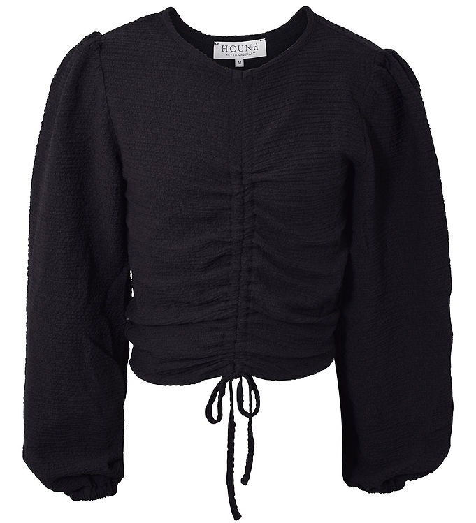 Hound Bluse – Crepe Top – Sort