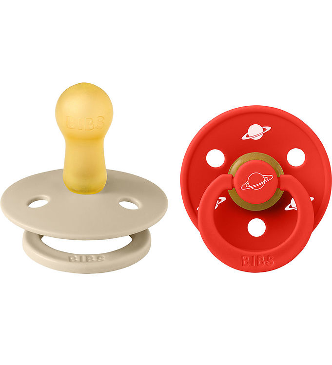 Bibs Colour sutter – Str. 2 – 2-pak – Rund – Planet Nusa – Vanil