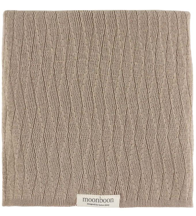 Moonboon Tæppe Strik 100x80 Earth