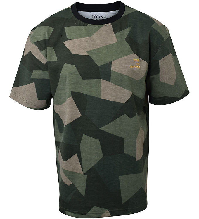 Hound T-shirt – Grøn m. print