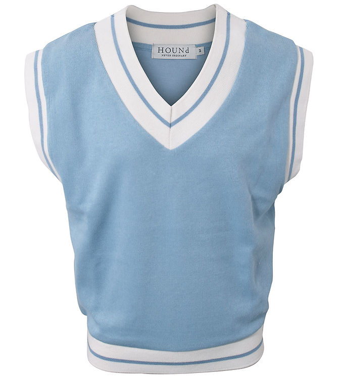 Hound Vest – Tennis Vest – Strik – Light Blue