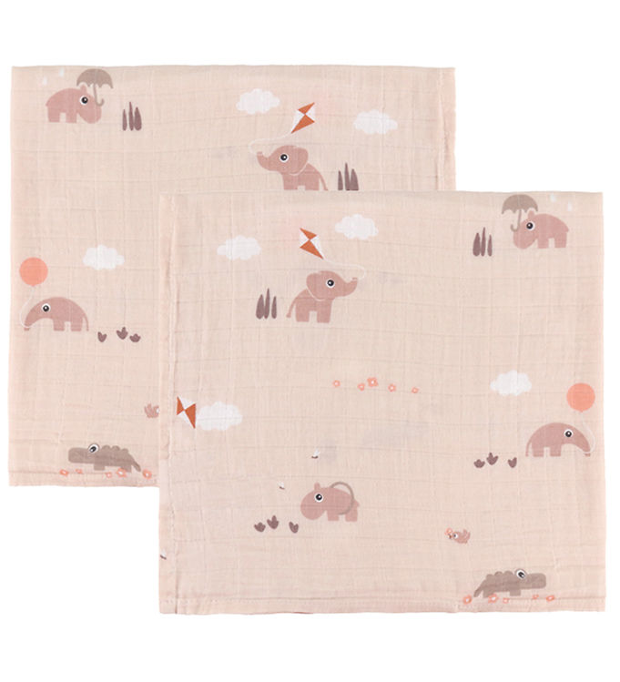 Done By Deer Stofbleer – Musselin – 2-pak – 65×65 cm – Playgroun