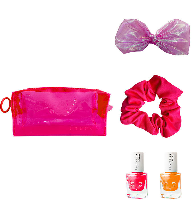 Inuwet Gavesæt – Neglelak/Hårpynt – Neon Pink