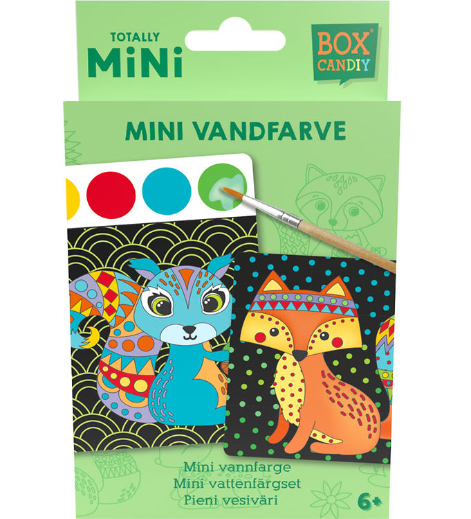 BOX CANDIY Kreasæt – Vandfarver – Totally Mini