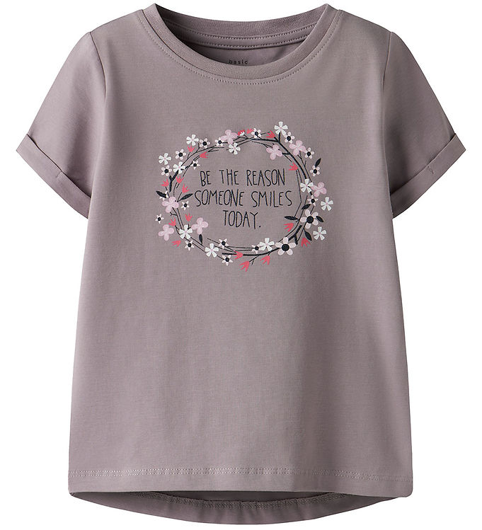 Name It T-shirt – NmfVix – Purple Dove/Flower Ring