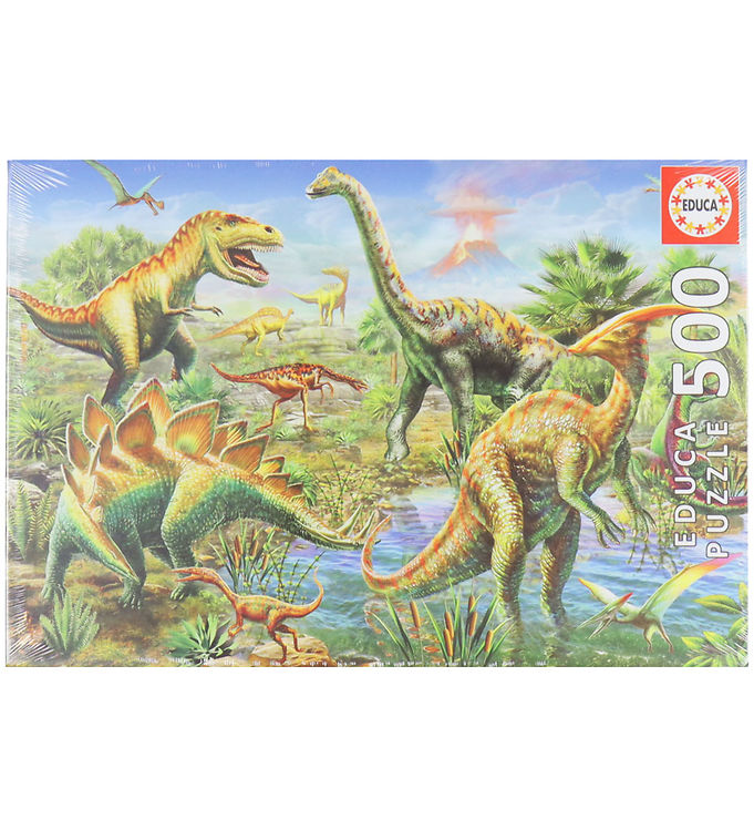 Educa Puslespil - 500 Brikker - Jurassic Playground