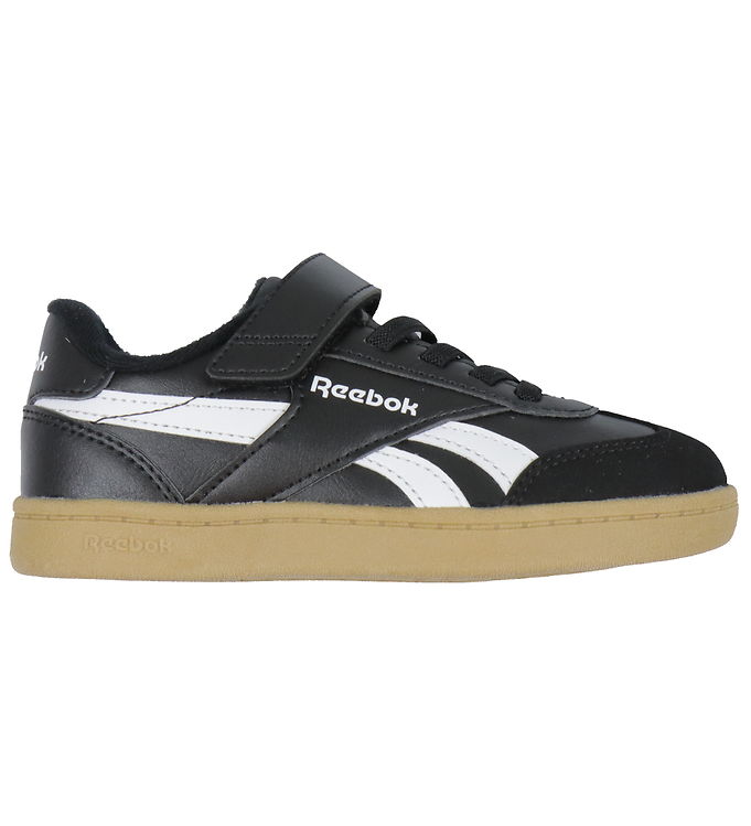 Reebok Sko – Smash Edge Elastic og Top Strap – Sort/Hvid