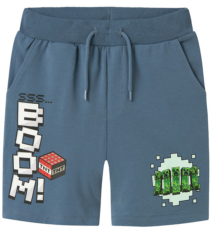 Name It Sweatshorts – NkmMahi Minecraft – Blue Mirage