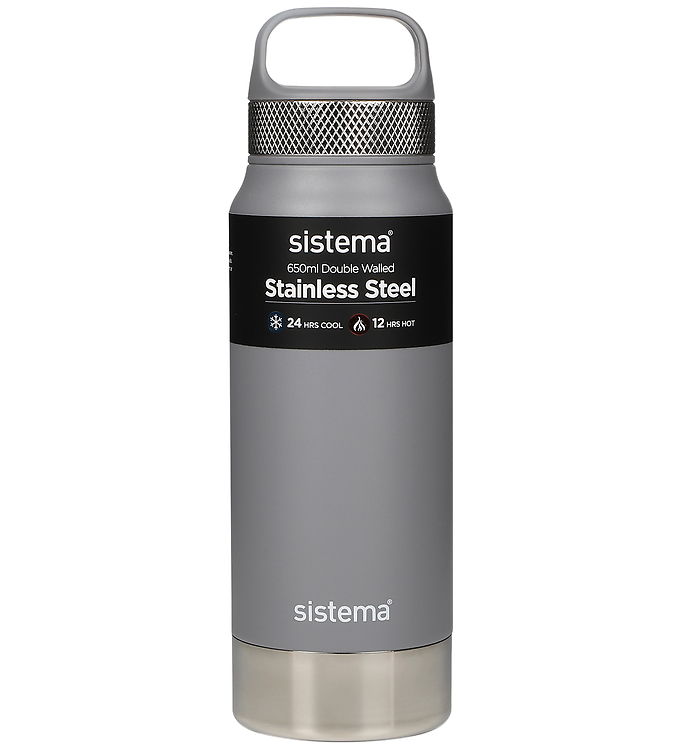 Sistema Termoflaske Stainless Steel 650 Ml Grå