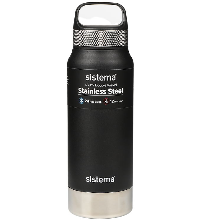 Sistema Termoflaske Stainless Steel 650 Ml Sort