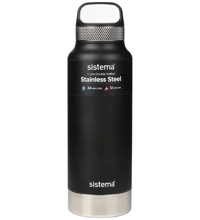 Sistema Termoflaske Stainless Steel 1l Sort