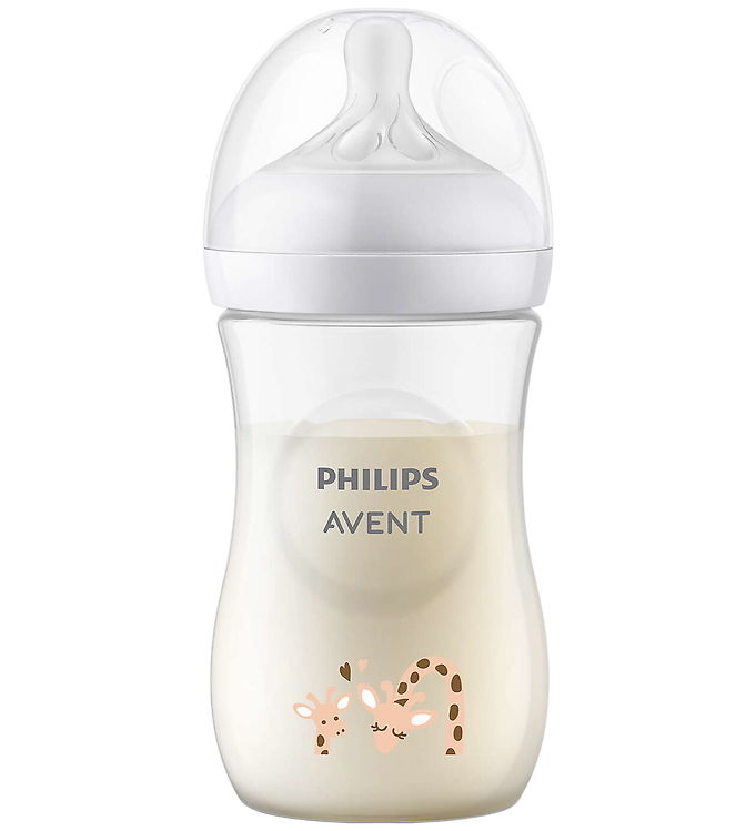 Philips Avent Sutteflaske – Natural Response – 260 ml – Klar/Gir