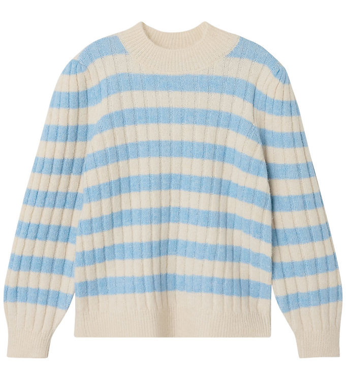 Name It Bluse - Strik - NkfDitte - Buttercream/Clear Sky