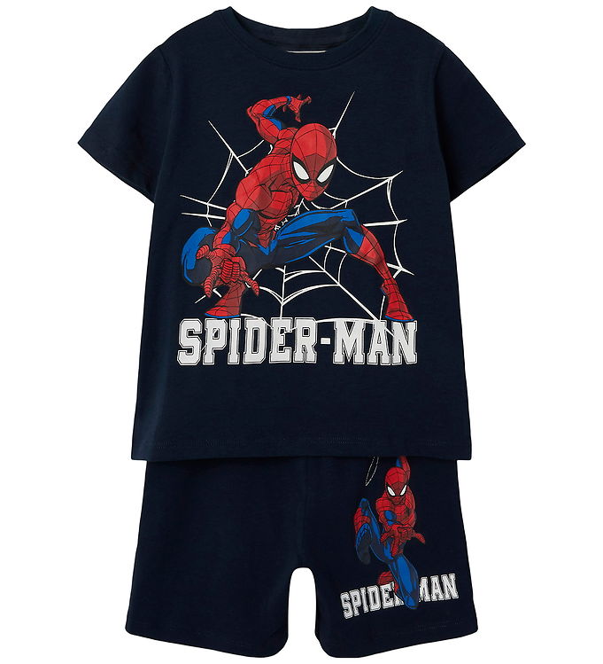 Name It Nattøj – 2 Delt – Spiderman – NmmMus – Dark Sapphire