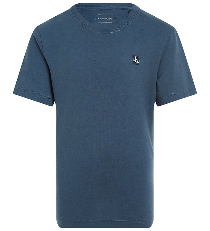 Calvin Klein T-shirt – Mono Mini Badge – Oceana