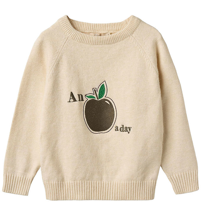 Fliink Bluse - Strik - Alon Apple - Sandshell