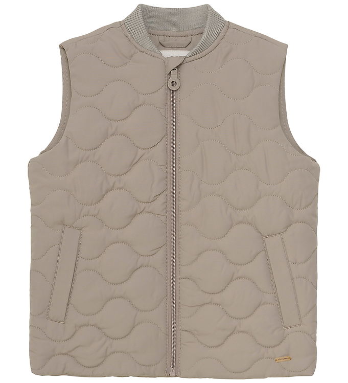 Minymo Vest – Quilted – Timber Wolf