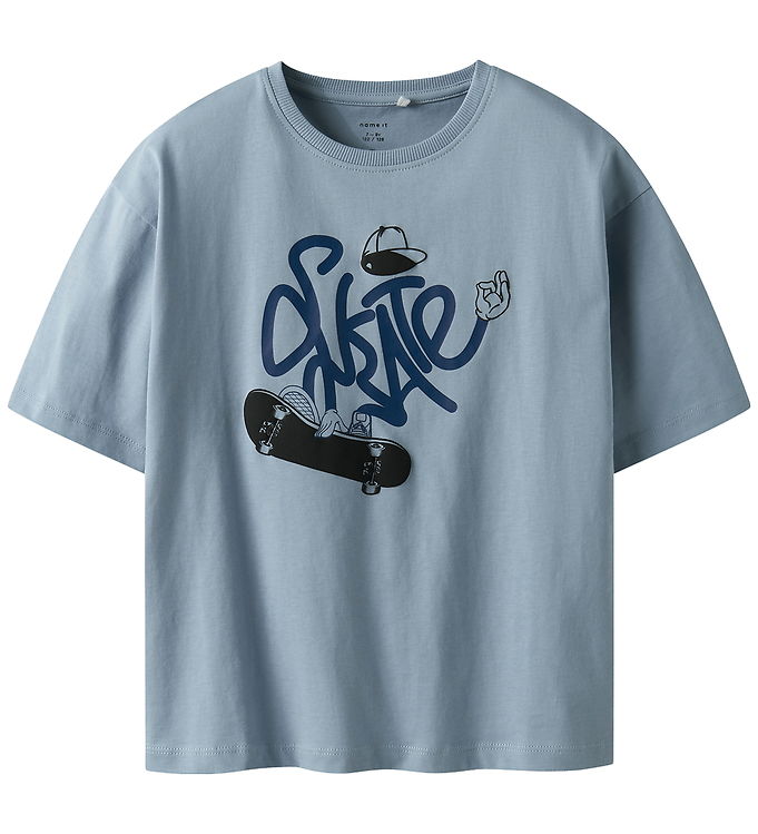 Name It T-shirt – NkmLeroy – Dusty Blue