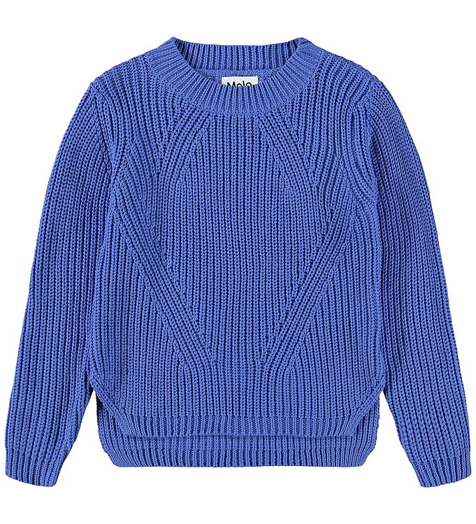 Molo Bluse - Strik - Gillis - Violet Blue