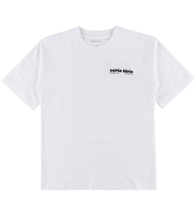 Calvin Klein T-shirt – Geo Ck Backprint – Bright White