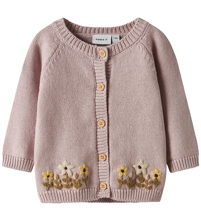 Name It Cardigan - Strik - NbfKamma - Burnished Lilac
