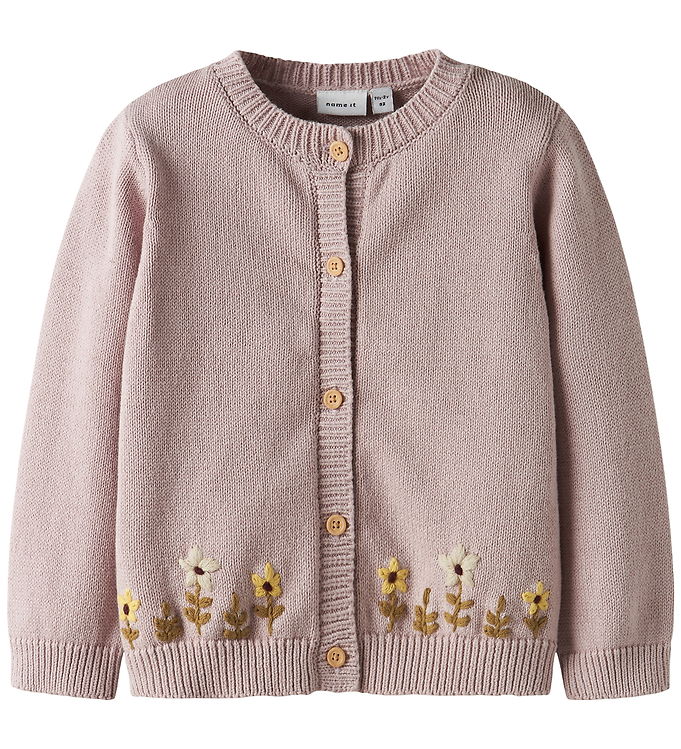 Name It Cardigan - Strik - NmfKanja - Burnished Lilac