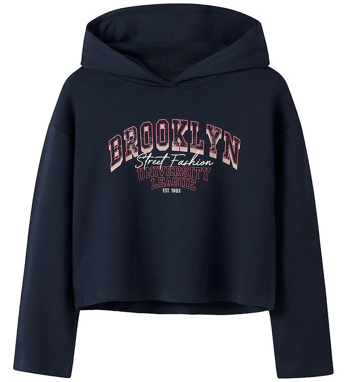 Name It Hættetrøje – NkfViala – Navy Blazer/Brooklyn Street