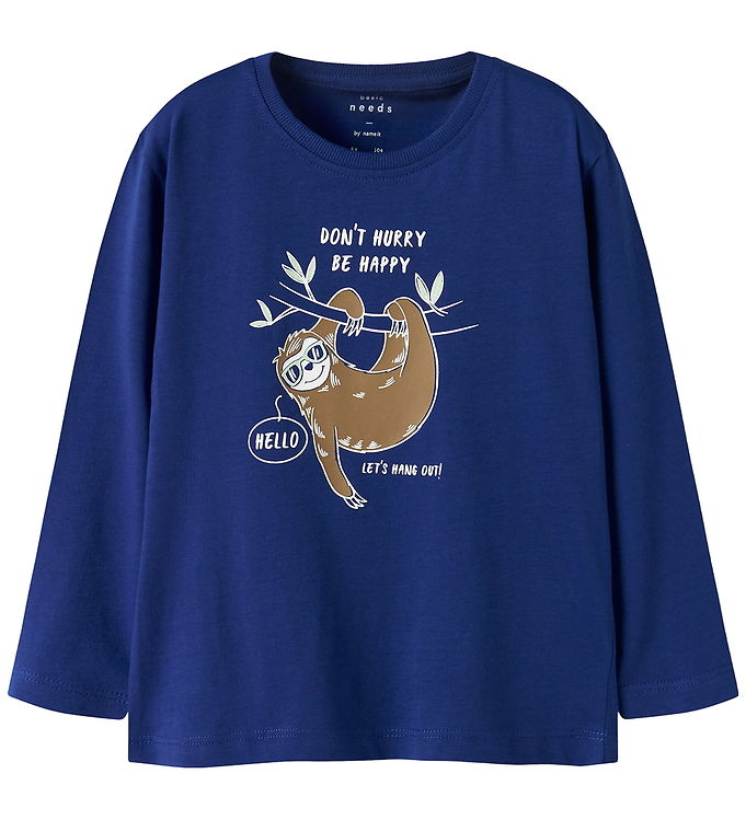 Name It Bluse – NmmVagno – Sodalite Blue/Sloth
