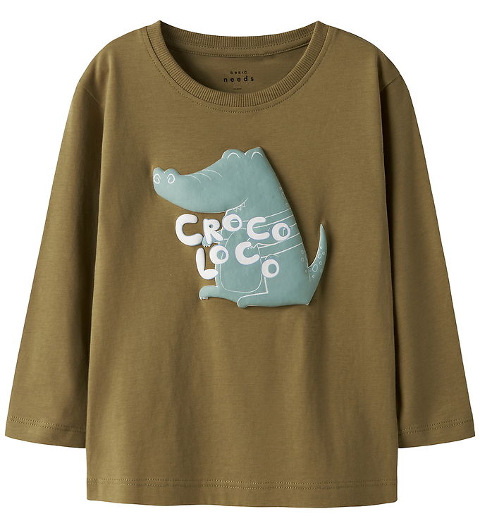 Name It Bluse – NmmVagno – Dull Guld/Croco Loco
