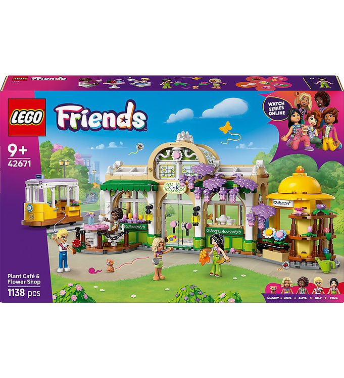 LEGO Friends – Plantecafé Og Blomsterbutik 42671 – 1138 Dele