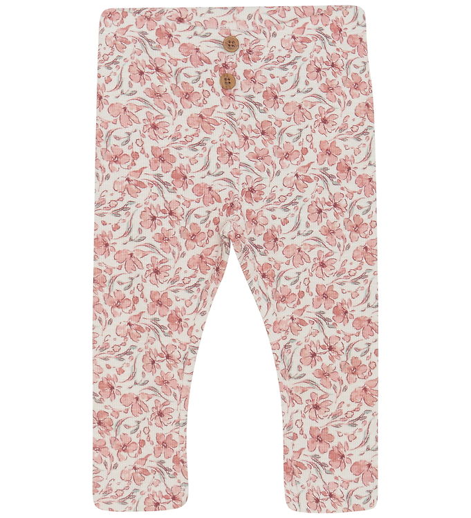En Fant Leggings – Rib – AOP – Eggnog