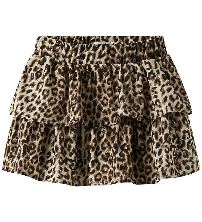 Name It Nederdel – NkfVinaya – Noos – Black/Leopard AOP
