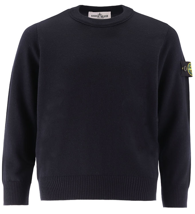 Stone Island Bluse – Uld – Navy