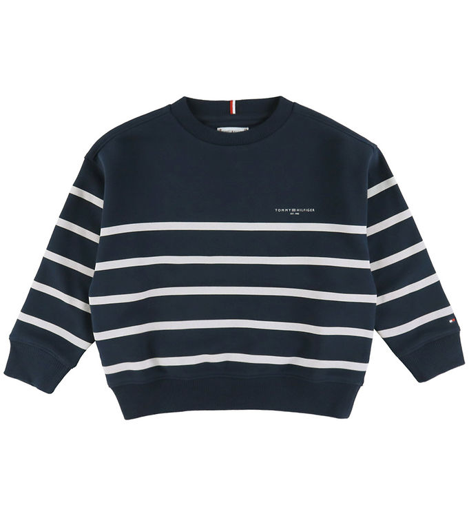 Tommy Hilfiger Bluse – Mini Corp – Dark Night Navy Stripe