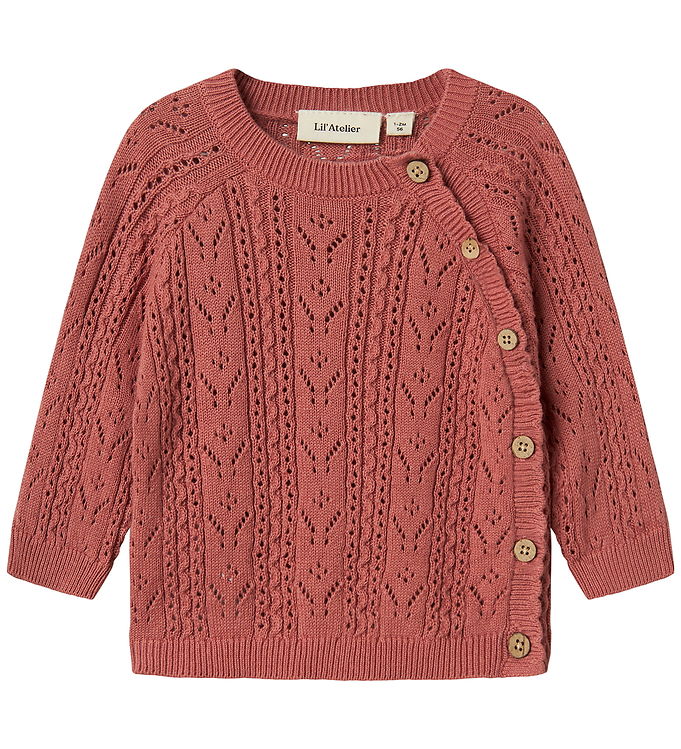 Lil' Atelier Bluse - Strik - NbfKajsa - Withered Rose