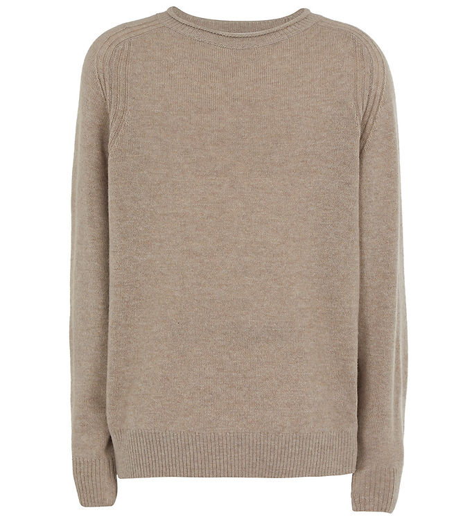 Emporio Armani Bluse - Strik - Uld - Beige Medio Melange