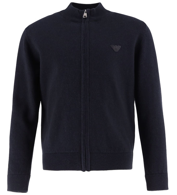 Emporio Armani Cardigan – Strik – Uld – Blue Navy