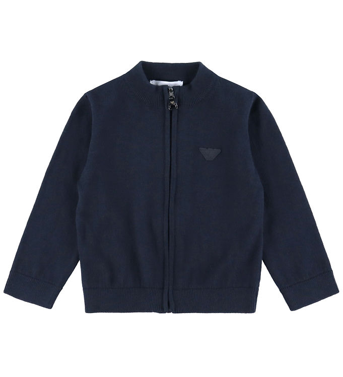 Emporio Armani Cardigan – Bomuld/Uld – Navy