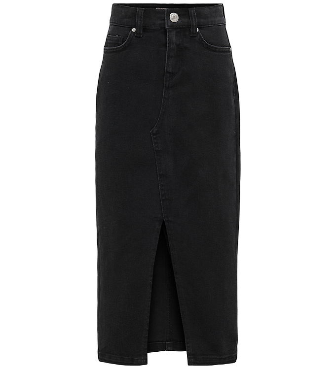 Kids Only Nederdel – Denim – Midi – KogSiri – Washed Black