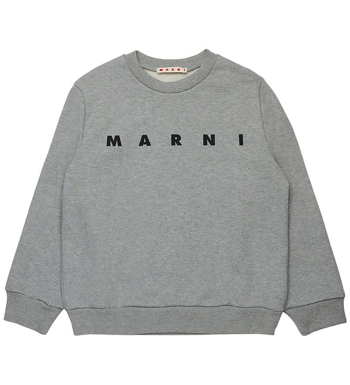 Marni Sweatshirt Cool Grey Melange M Sort