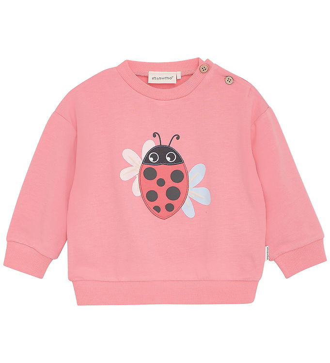 Minymo Sweatshirt – Strawberry Pink