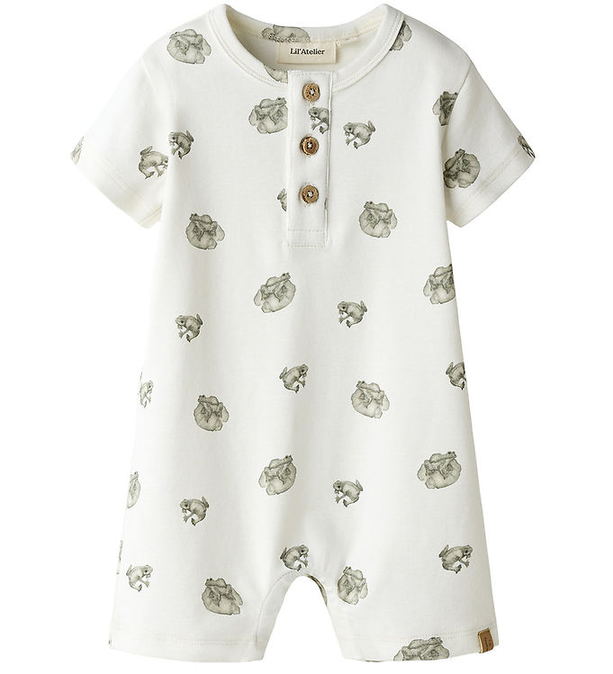 Lil’ Atelier Sommerdragt – NbmGayo – Coconut Milk/Frog